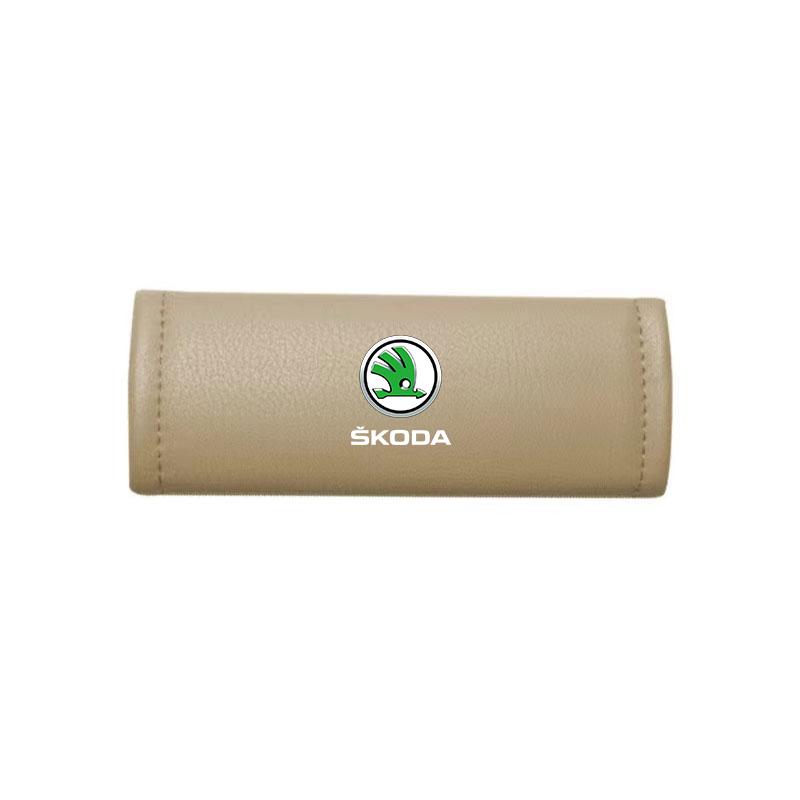 For New Skoda Octavia Kodiaq Fabia Superb Car Roof Armrest Pull Cover Handle Gloves Protection Car Interior Accessories xknz73