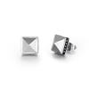 PYRAMID STUDS Stainless Steel Pyramid Earring Studs Matt Finished