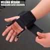 1/2Pcs With Wrist Wraps Weight Lifting Hooks Pull-Ups Power Lifting Gloves Gym Fitness Hook