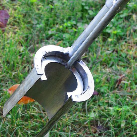 Инструмент для рассады луковиц с Т-образной ручкой Нержавеющий, устойчивый к коррозии Удобная ручка Многофункциональная дрель для посадки лампочек Аэратор для газона