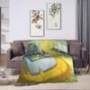 Wobbly Life Sandbox Game Flannel Blanket  Durable Bedding Throws for Couch Bed Airplane Travel Fluffy Bedspread Sofa Bed Cover