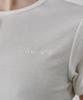 MALOUPE 5213 Ribbed Slim Short Sleeve Tee (White)