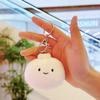 Cute Cute Hamburger Small Pendant Plush Toys Doll Sushi Fries Bread Croissant Bag Hanging Decoration Keychain