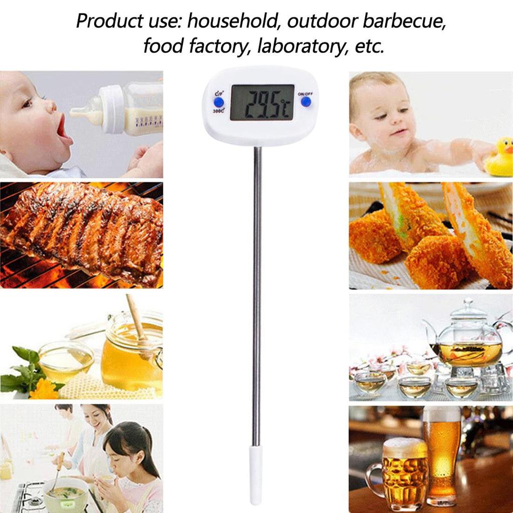 Rotatable Digital Food Cooking Thermometer Food Food Probe Thermometer for BBQ Chocolate Oven