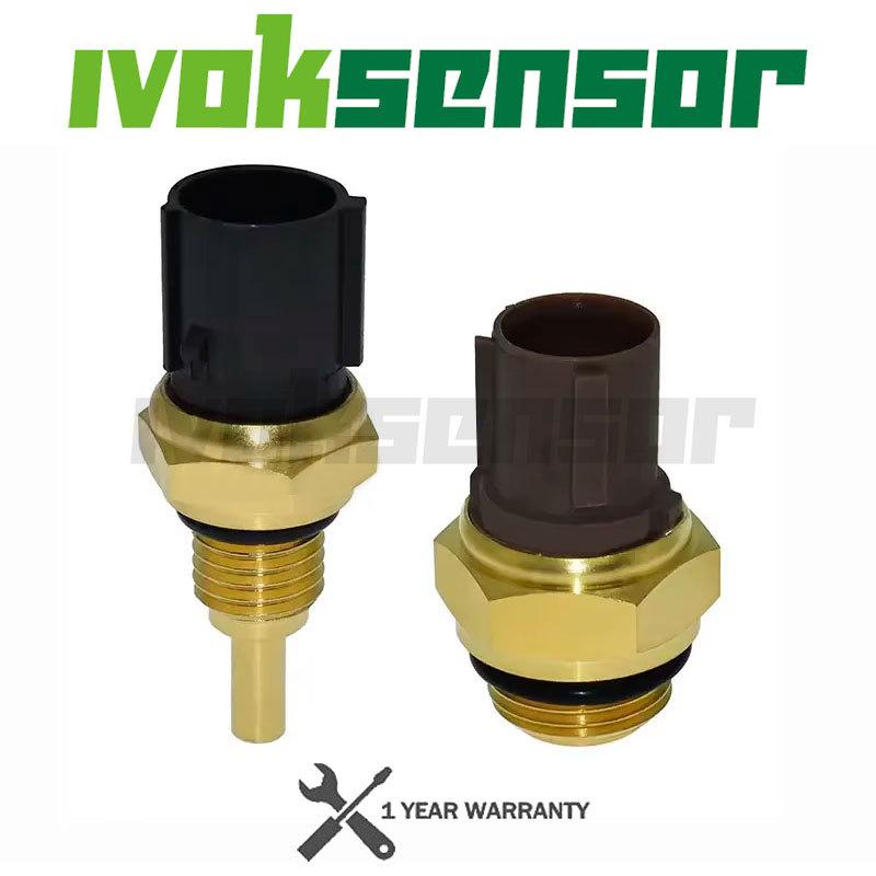 2pcs Radiator Coolant Water Temp Fan Switch Temperature Sensor For Honda Acura Pilot Odyssey Isuzu 37870-PK2-005 37760-P00-003