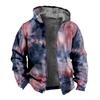 Мужская куртка с принтом тай-дай, мужская весенне-осенняя повседневная трендовая куртка на молнии с капюшоном