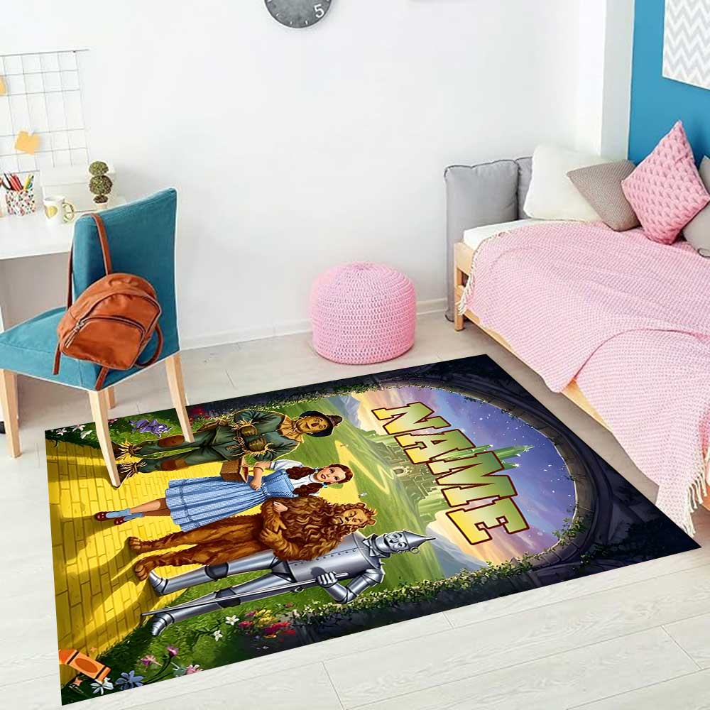 Warner Bros. Works (8) Customize your name rug, office chair cushion, home bedroom living room gift.