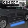 Боковая подножка для автомобиля Cadillac XT6 с фиолетовой светодиодной подсветкой, полностью из алюминиевого сплава