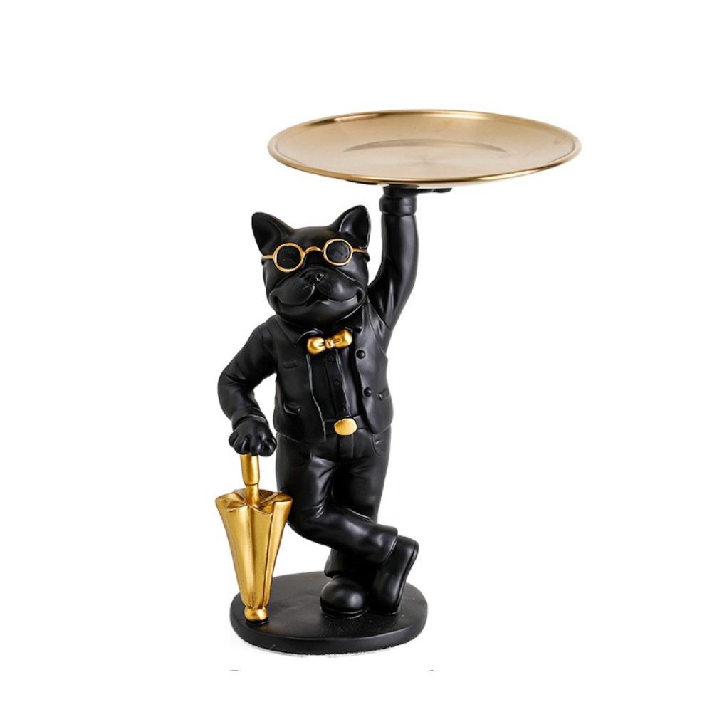 Креативная полка для хранения вещей в форме собаки, многофункциональная подставка для хранения ключей, поднос для закусок