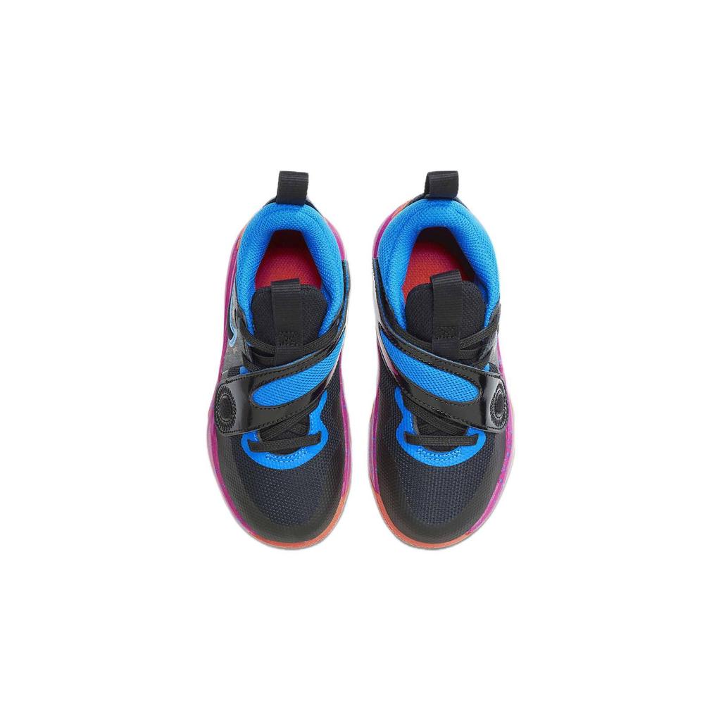 Nike Team Hustle D 11 Удобные Спортивные Нескользящие Прочные Низкие Детские Баскетбольные Кроссовки Детские кроссовки Синий Черный FD6727-001