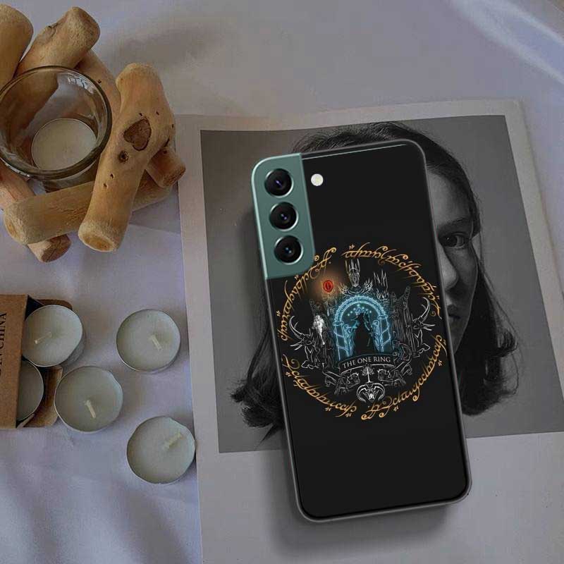 The L-Lord of the R-Rings Phone Case For Samsung S25 Edge S24 FE Galaxy S22 Ultra S21 Plus S20 S23 S10 Plus Cover Silicone Soft