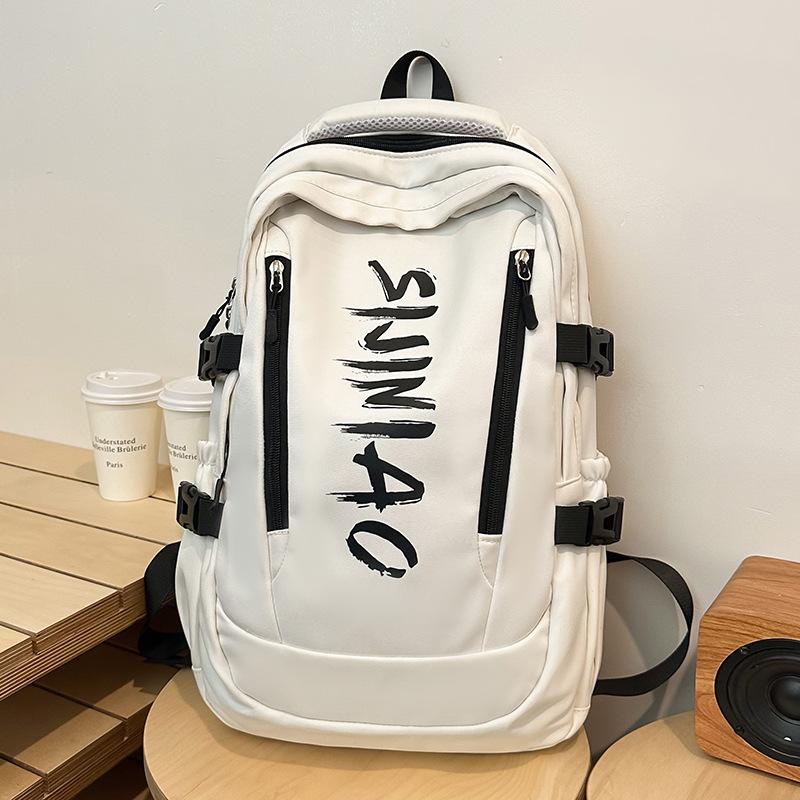 Школьные рюкзаки Студенты колледжа Женские Большой вместимости Ученики старших классов Буквы Рюкзак Ученики средней школы Ученики начальной школы