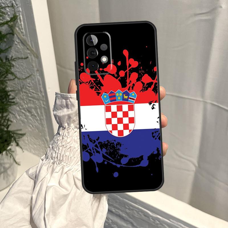 Чехол Флаг Хорватии для Samsung Galaxy A56 A36 A16 A06 A54 A34 A14 A13 A53 A12 A22 A32 A52 A35 A15 A55 A17