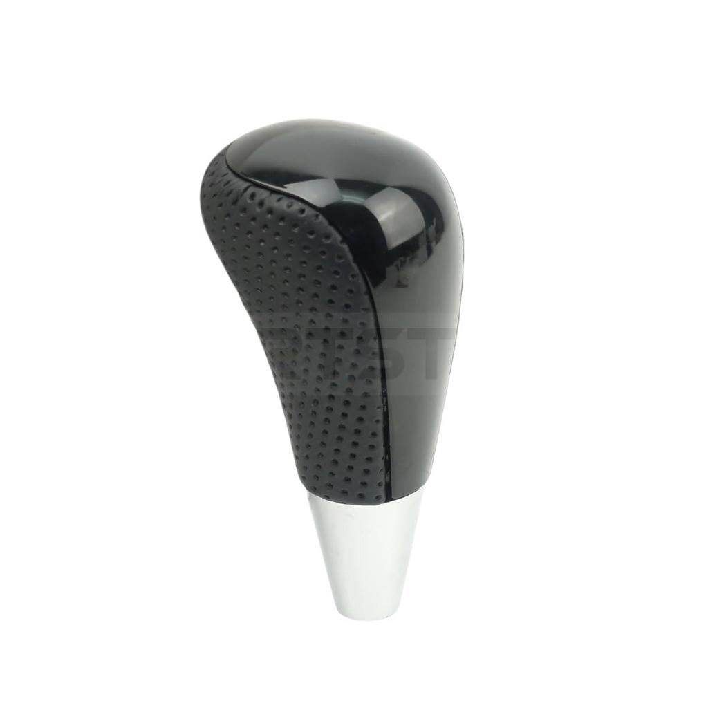 MOTOR POWER Shift Piano 8mm Black Perforated Direct Replacement Glossy Gate Compatible Knob, Black, Diameter, PVC, Leather, Type, Black, Type, AT/CVT,