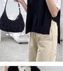 2025 Cloud Pleated Dumpling Bag - Милая сумка-подмышка Cream Puff для студентов