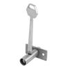 Silver Door Catch Stainless Steel Tubewell Key Easy to Use Mortise Lock  Fire Door