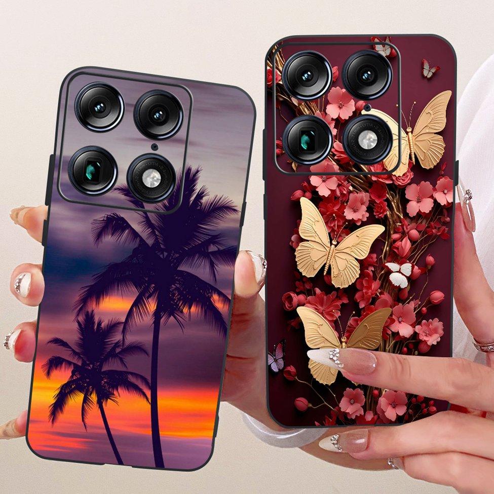 For Moto X70 Air Pro Case Cover Fashion Butterfly Cute Cat Cool Painted Soft Phone Casing For Motorola Moto X70 Air Pro