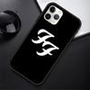 Phone Case For IPhone 12 Mini 11 Pro XR X MAX SE XS 5 6 6S 7 8 E Plus Black Cover Funda Luxury Bumper Silicone FOO FIGHTERS