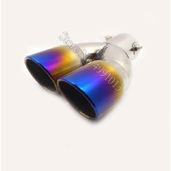 For Kia Niro SG2 2024 Stickers Cover Muffler Exterior Back End Pipe Dedicate Exhaust Tip Tail Outlet Ornament