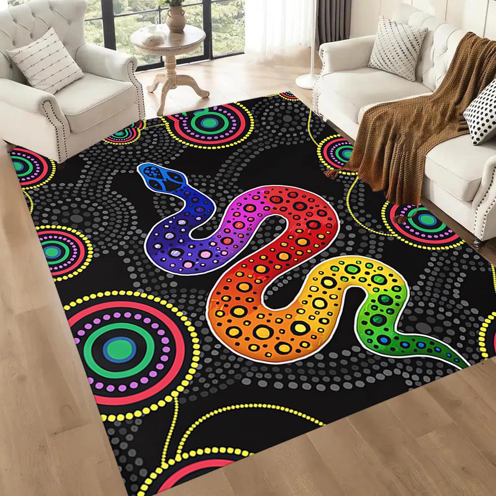 Australian Aboriginal Style 72 Carpet Suitable for Decorate room Hallway Playrooms Study room Anti-slip Rug Office home decor