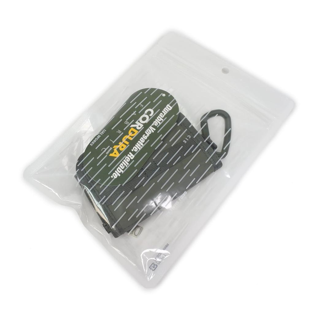 C WALLET 02 Легкий водонепроницаемый материал, сделанный в Японии, мини-кошелек для улицы с крючком, кошелек тройного сложения, портмоне CORDURA [CIE] GRID-3 - L.GRAY для мужчин