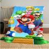 Super Mario Characters Blanket Soft And Portable All Season Home Bed Sofa Blanket Office Travel Nap Break Warm Blanket