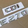 1X ABS CDI E270 Plastic Car Trunk Rear Letters Badge Emblem Emblems Decal Sticker for B/enz E260 E Class