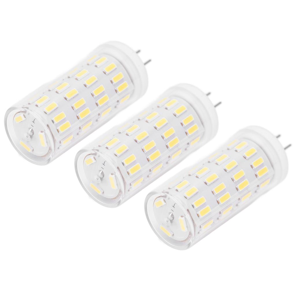 3 шт. светодиодная лампа G4 5 Вт T3 JC тип двойной штыревой цоколь AC DC12‑24 В с регулируемой яркостью для наружного ландшафтного освещенияNatural