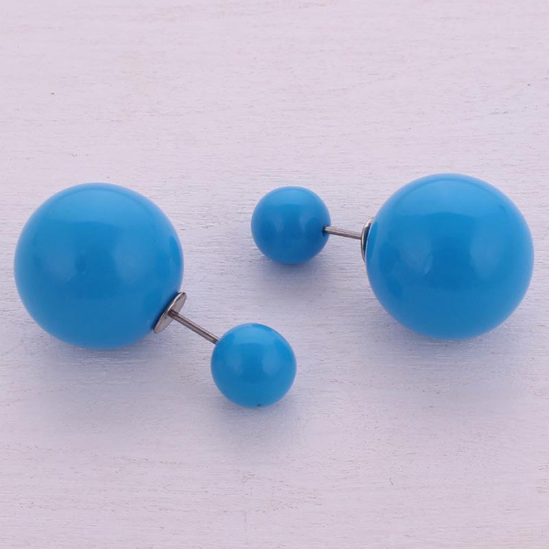 Модные серьги-клипсы унисекс с металлическим камнем, 1 пара, подарок для девочки, великолепные разноцветные серьги-подвески