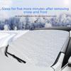 Car Single-Layer Snow Block Sunscreen and Anti-Frost Aluminum Film 145x90cm Car Sunshade for Front Windshield, Car Snow Block.