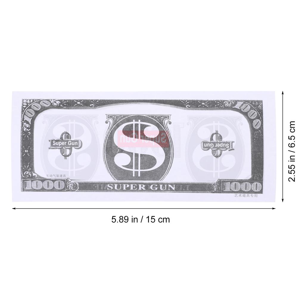 300 Pcs Money Spray Paper Fake Scatter Party Supplies Prop Accessories