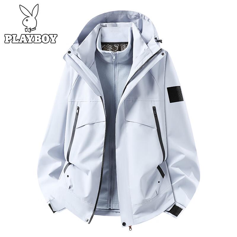 PLAYBOY Мужская водонепроницаемая зимняя куртка 3-в-1
