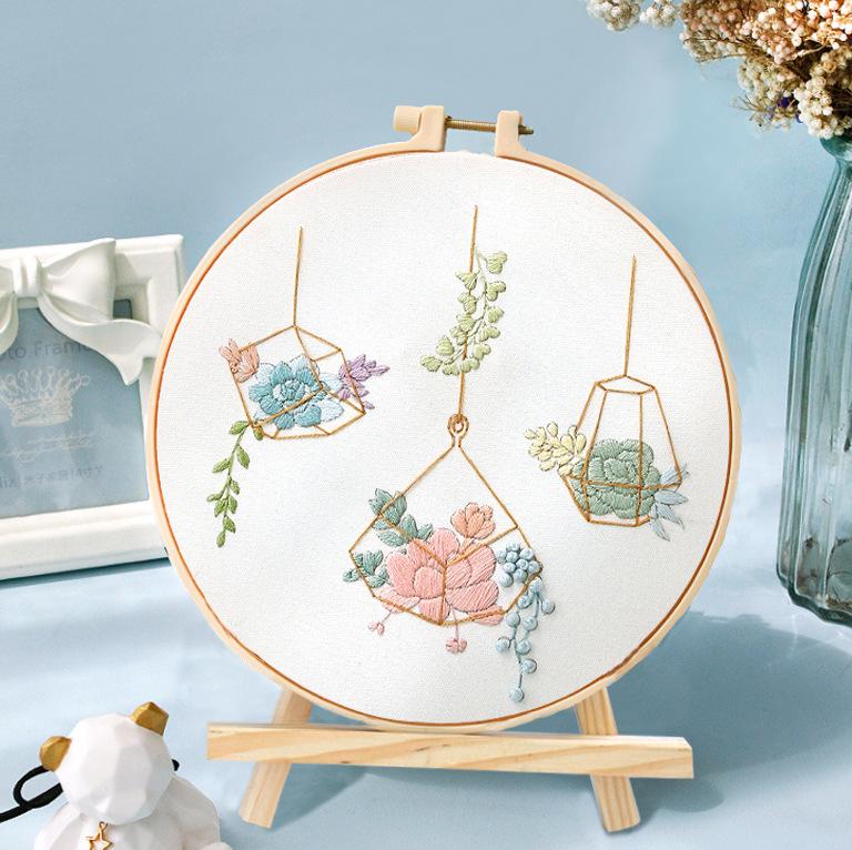 Набор для начинающих для вышивки своими руками: Вышивка крестом узоров Су и Сян с использованием французских техник