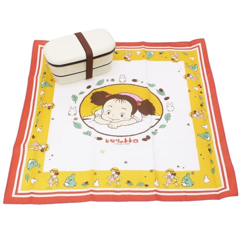 Skater Lunch Cloth, 43x43cm, My Neighbor Totoro, Mei, Girl, Made In Japan, KB4-A