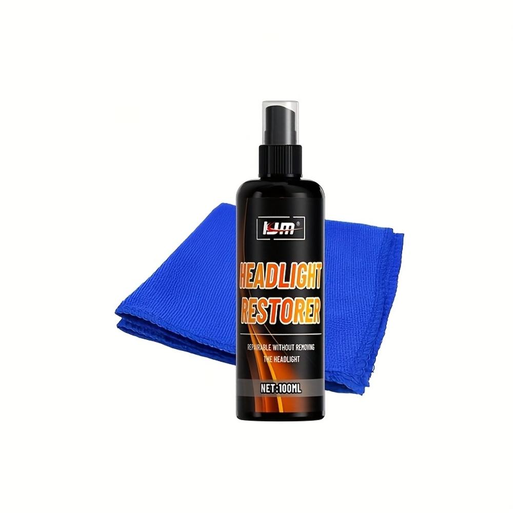Professional Automotive Headlight Repair Kit, Automotive Headlight Repair Spray, Easily Solve the Problem of Headlight Oxidation
