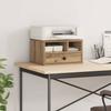 Printer Stand Artisan Oak Finish 40 x 32 x 24 cm Engineered Wood