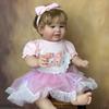 Новая 60 см Reborn Baby законченная ручная работа кукла игрушка 3D краска кожа силиконовая для малышей для девочек реалистичное платье принцессы Bebe