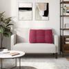 Back Cushion Burgundy Red 80 x 24 x 50 cm Velvet