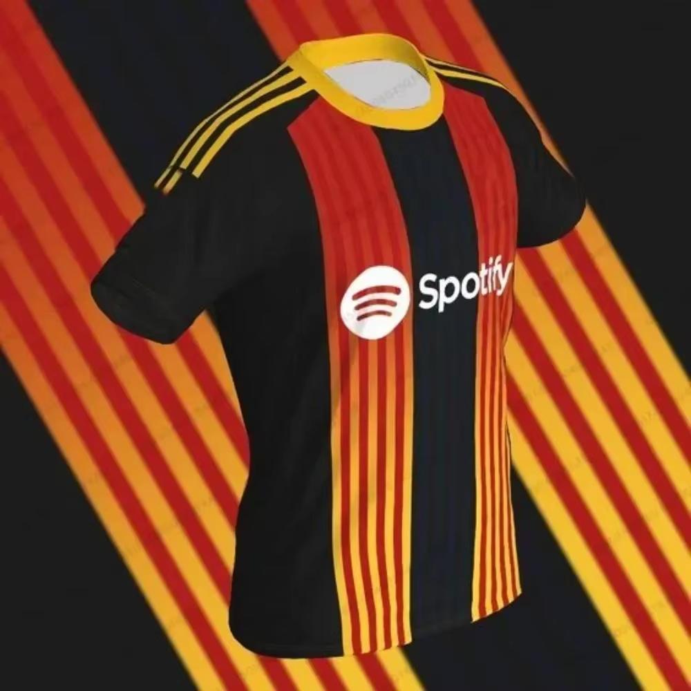 Футболка летняя Barcelona Special Edition, футбольная майка для мужчин, удобная, дышащая, быстросохнущая, для тренировок по мотоспорту