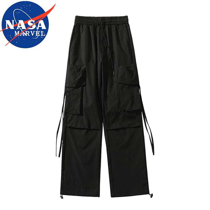 NASA MARVEL Men's Loose-Fit Straight-Leg Cargo Pants