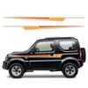 Автомобильный комплект полос-декалей Для SUZUKI JIMNY JB64W JB74W Боковые наклейки на двери автомобиля Водонепроницаемая виниловая пленка Аксессуары для автомобиля