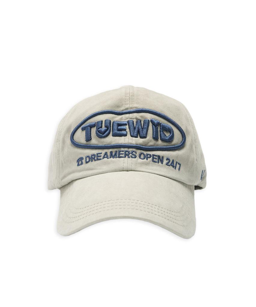 TUEWID Dreamers Открыто 24/7 Мятая Бейсболка Бежевая