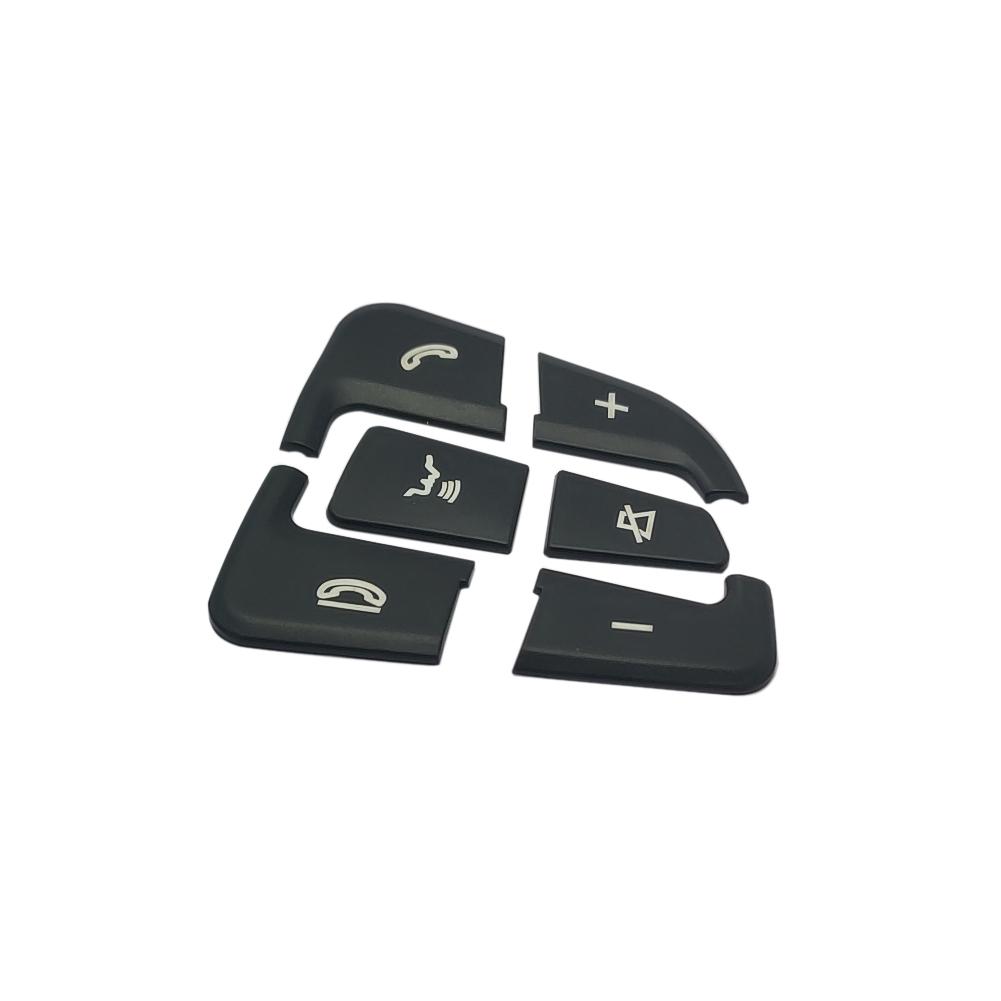 Black for Mercedes Benz GLC X253 C Class W205 CLA GLA A Class X156 C117 W176 Steering Wheel Button Covers Trim