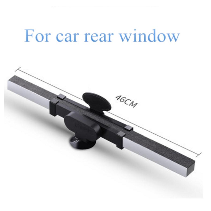 Universal Double-deck 46*130cm Car Retractable Folding Foldable Rear Window Sun Shade Block Visor Folding Auto Windshield Cover PU Leather Handle