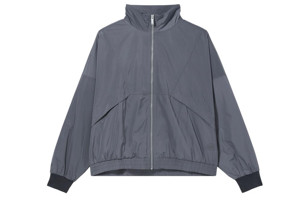 adidas Куртки Женские Серые Стойка Умеренные Другие HZ7039