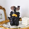 Настольный держатель для кистей для макияжа Органайзер для ручек Прочная конструкция Большая вместимость Милый дизайн ангела Контейнер для кистей для макияжа и косметики
