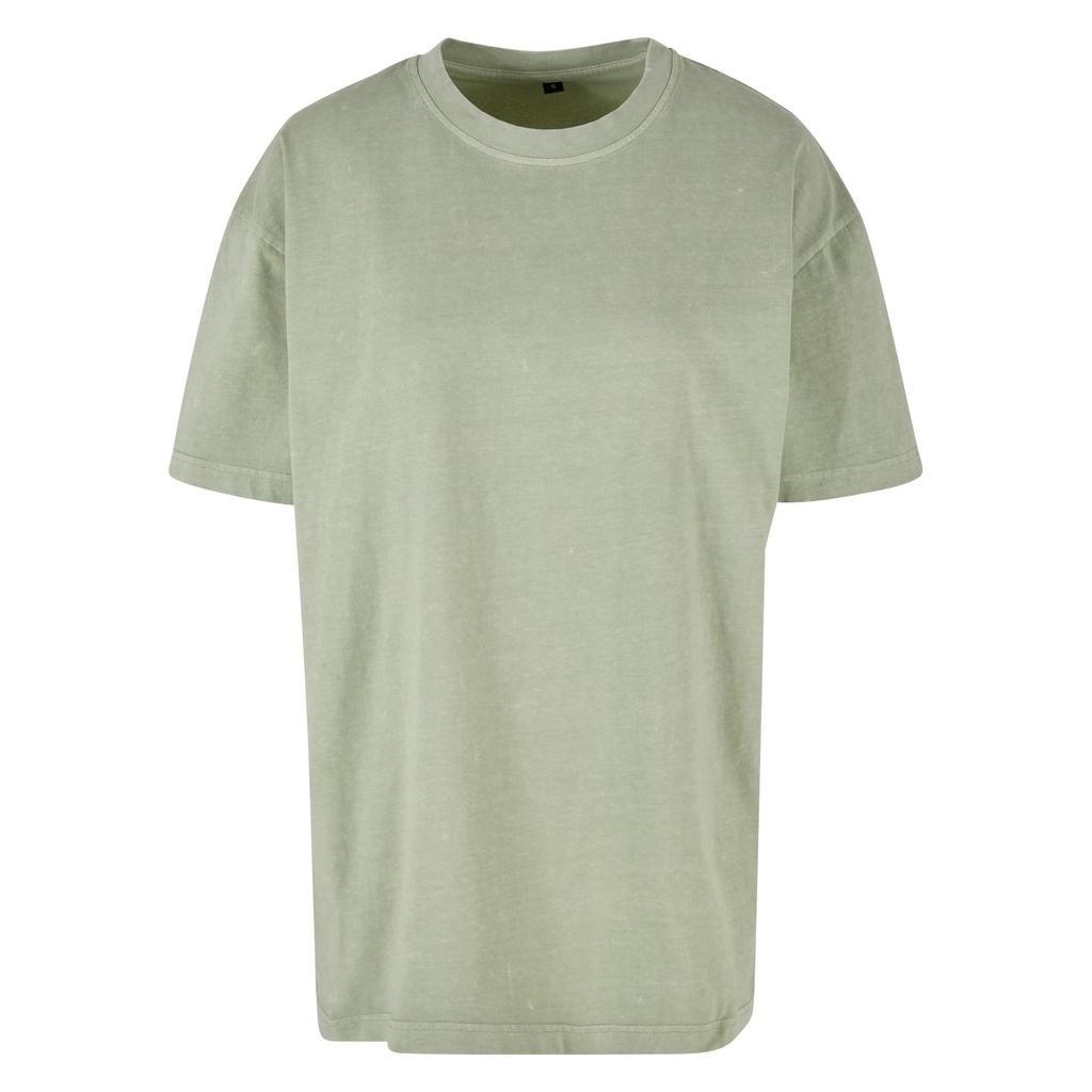 Build Your Brand Womens/Ladies Acid Wash Oversized T-Shirt