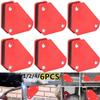 1/2/4/6 PCS 9LB Angle Soldering Locator Magnetic Magnet Corner Arrows Welder Welding Holder 45/90/135 Degree Angle Soldering Fixing Tool