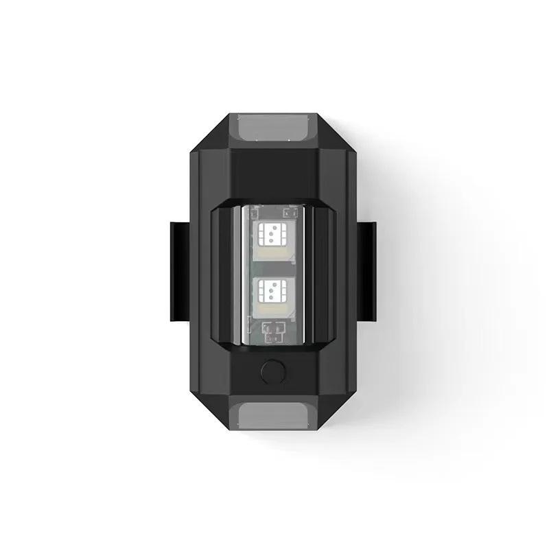 Мотоциклетные огни Дрон Стробоскопический свет Usb Led Анти-Столкновение Велосипед Самолет Ночной Полет Мини Мигающий Предупреждающий Сигнальный Светильник