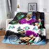 Rafael Nadal 21 Grand Slam Collage Flannel Blanket, Tennis Legend Print Throw Blanket for Couch